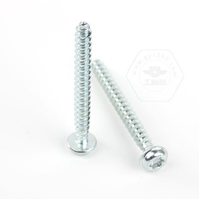 <a href=http://www.danielefornari.com/ target='_blank'>工業(yè)熊</a>10B21碳鋼環(huán)保藍(lán)白鋅(48/72h)梅花盤頭帶墊平尾塑膠件專用自攻釘Q/GYX